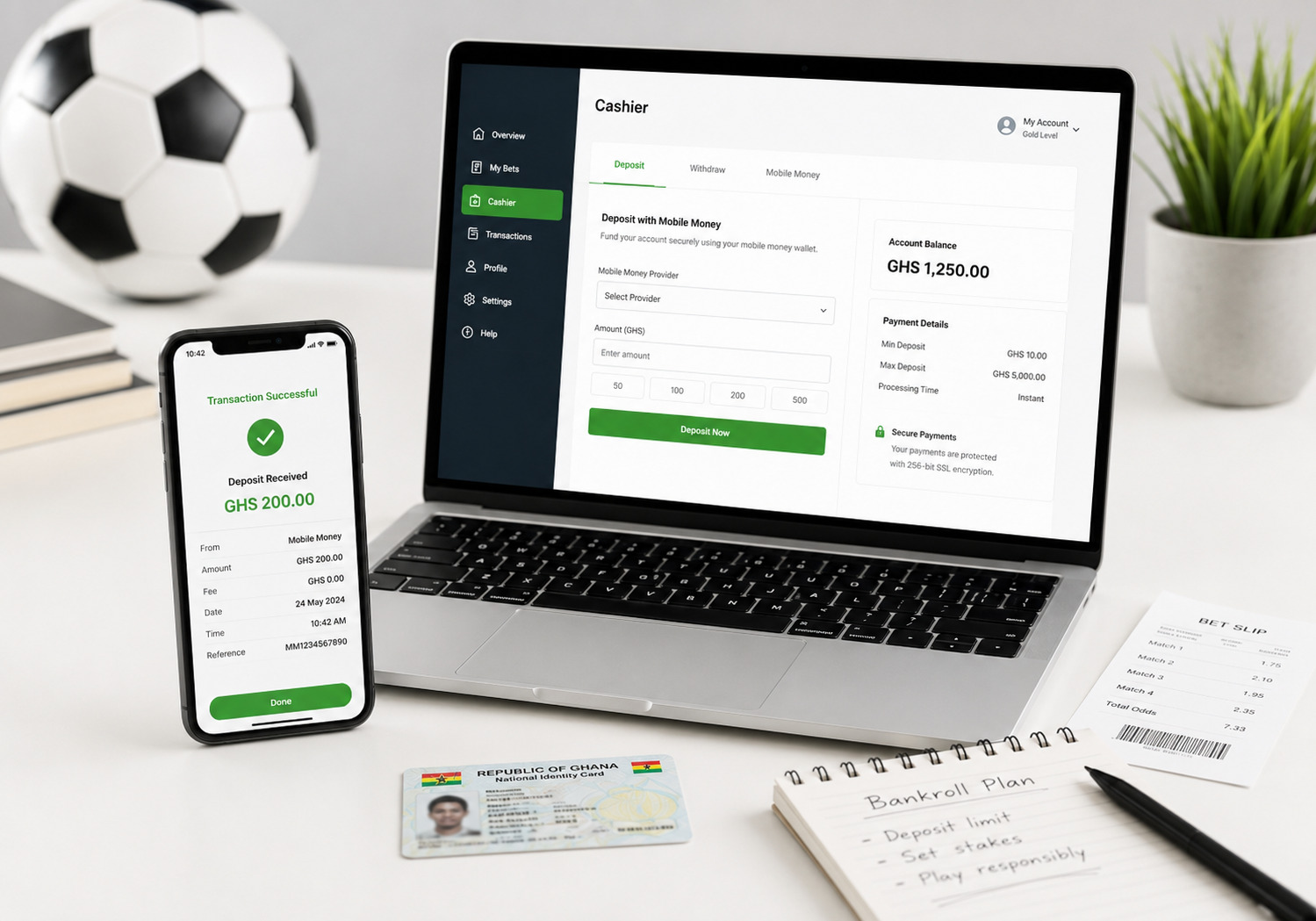 How to Deposit and Withdraw with Mobile Money at Ghana Betting Sites